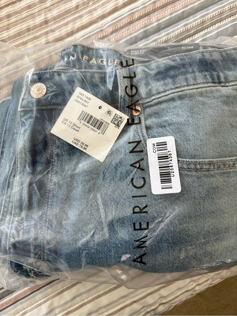 American Eagle Outfitters Light Blue Flare Jeans
